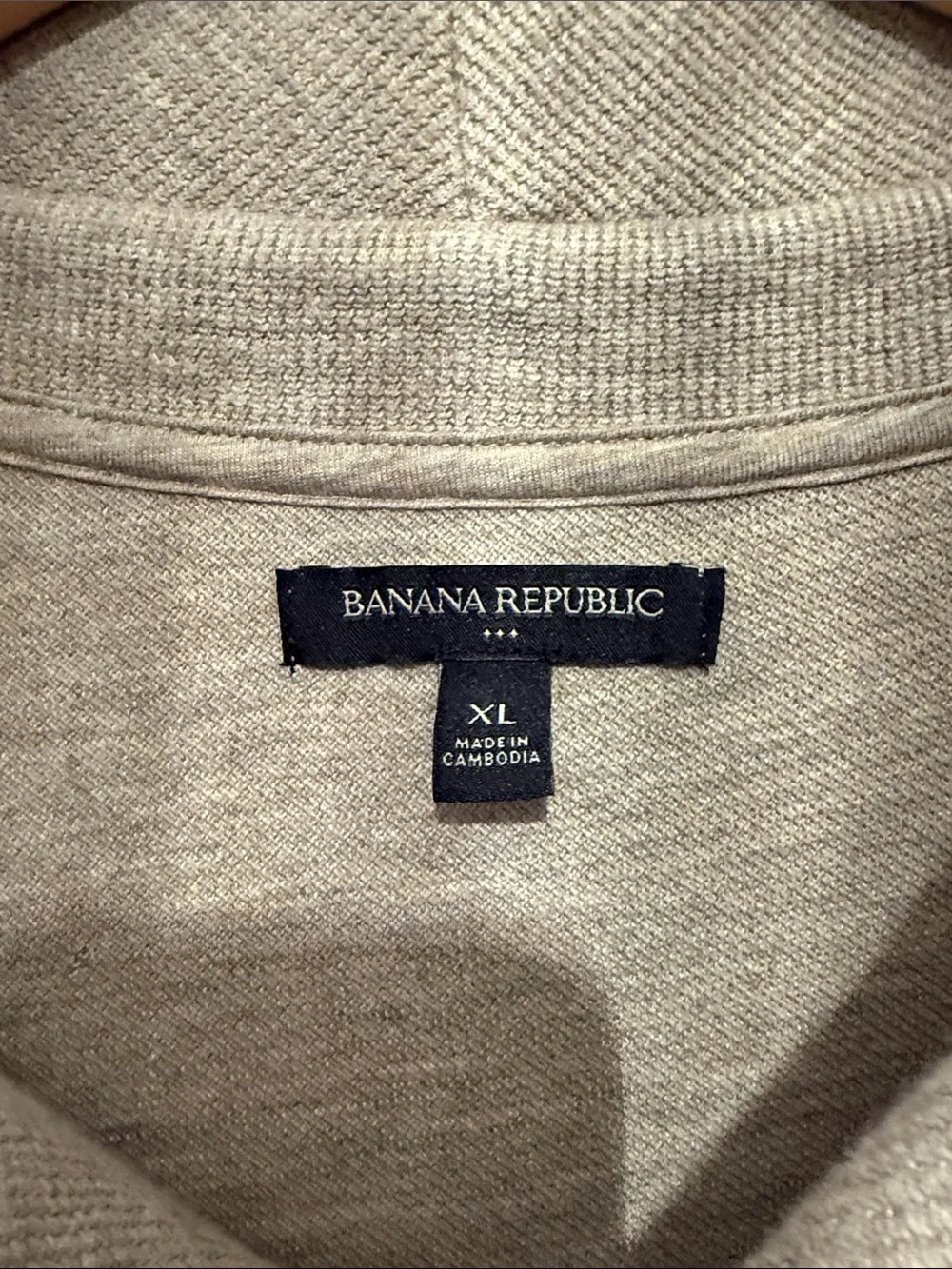 Banana Republic Taupe Cowl-Neck Sweater